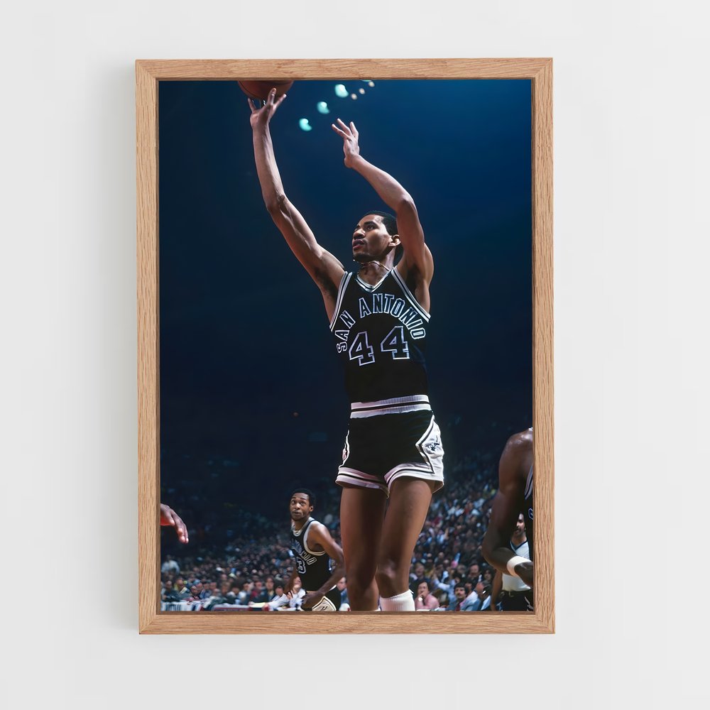 Poster George gervin – affiche Basketball (vue 4)